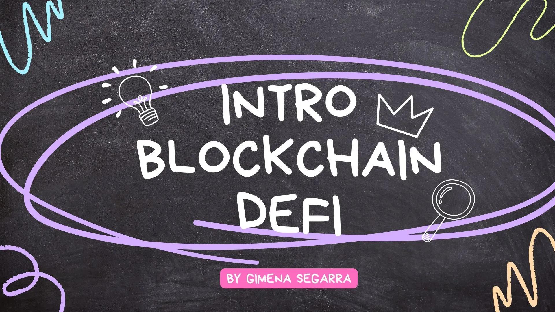 Introducción Blockchain y DeFi